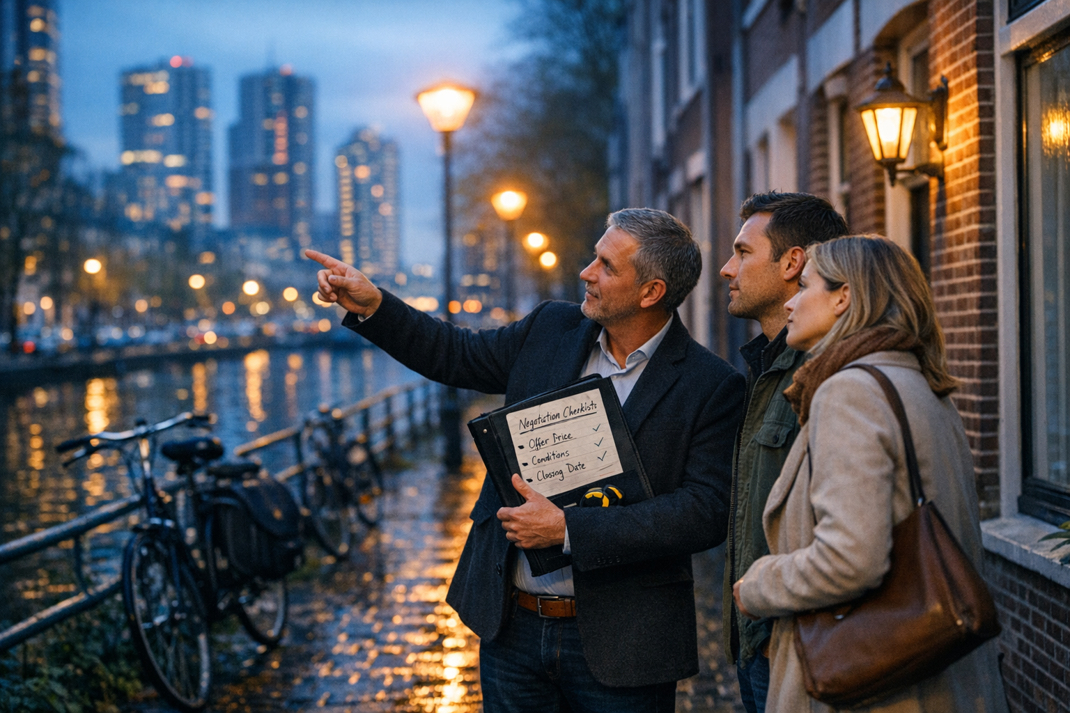 Onderhandelingsproces aankoopmakelaar