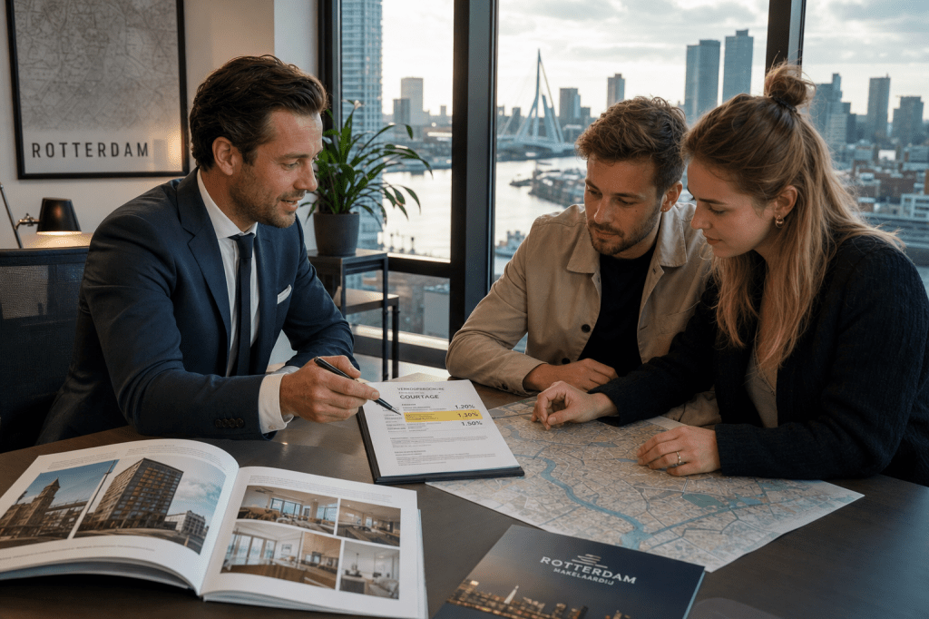 Welke kosten en courtages rekenen makelaars in Rotterdam, en hoe onderhandel je daar slim&nbsp;over?