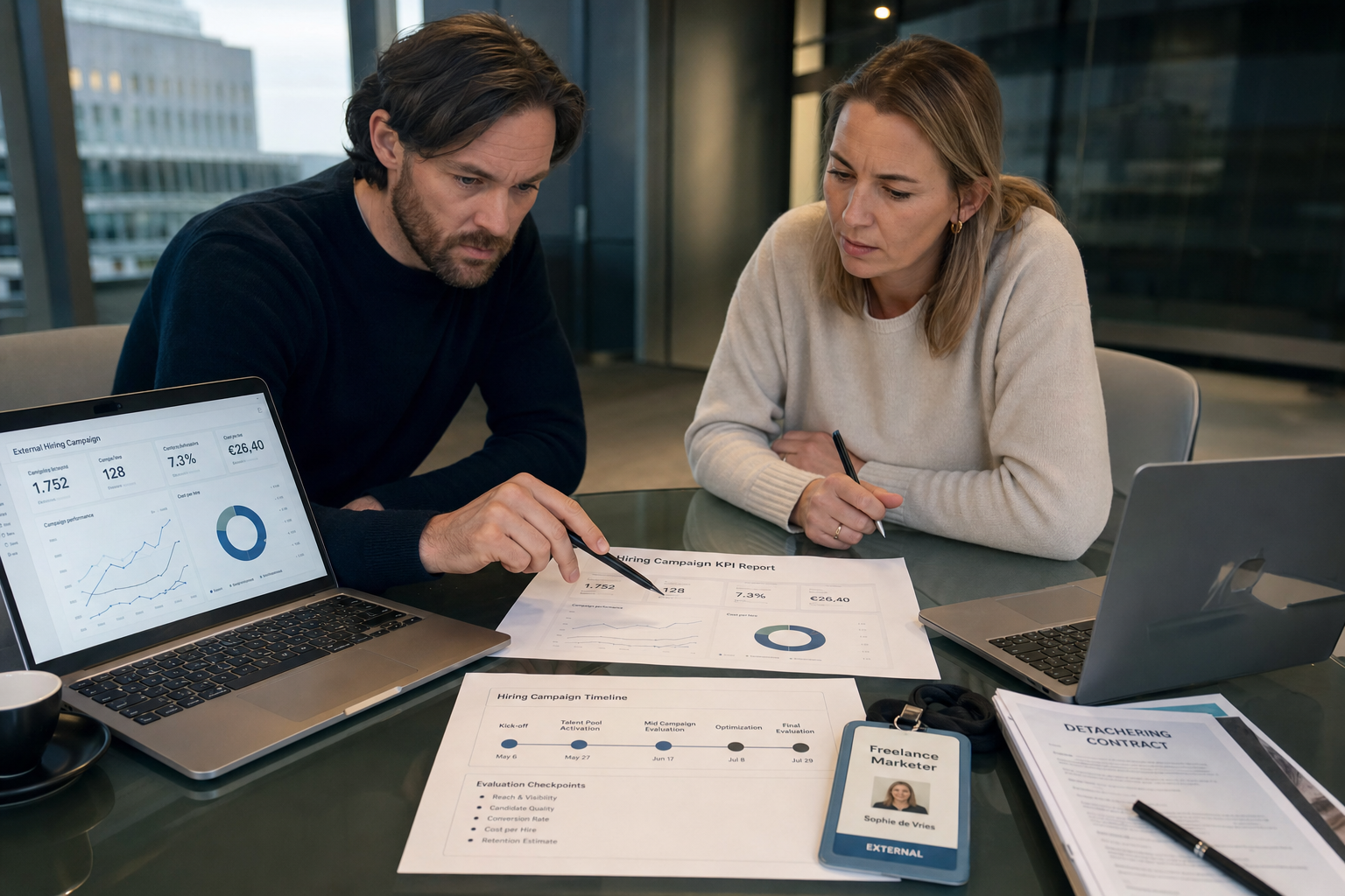 KPI's meten voor detachering marketing professionals