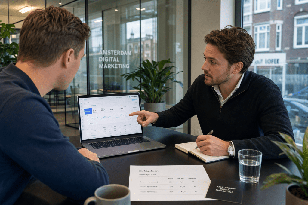 Wat kost SEA advies gemiddeld en hoe bepaal je welk maandbudget realistisch is voor jouw doelen?